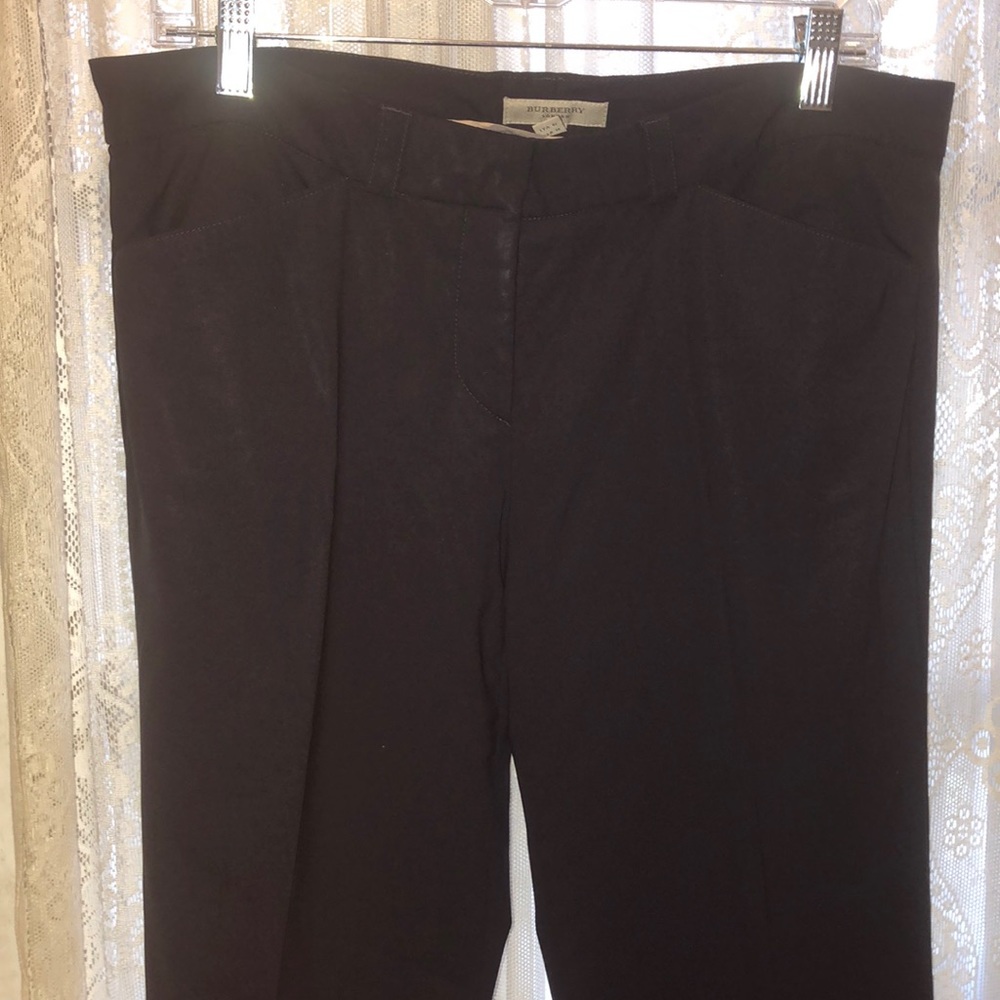 BURBERRY(AUTHENTIC)-NAVY LIGHTWEIGHT WOOL SLACKS